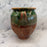 French Confit Pot with Green Glaze from the 19th Century #9071
