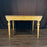Swedish Gustavian Style Pine Extension Dining Table with Two Leaves and Carved Fluted Apron