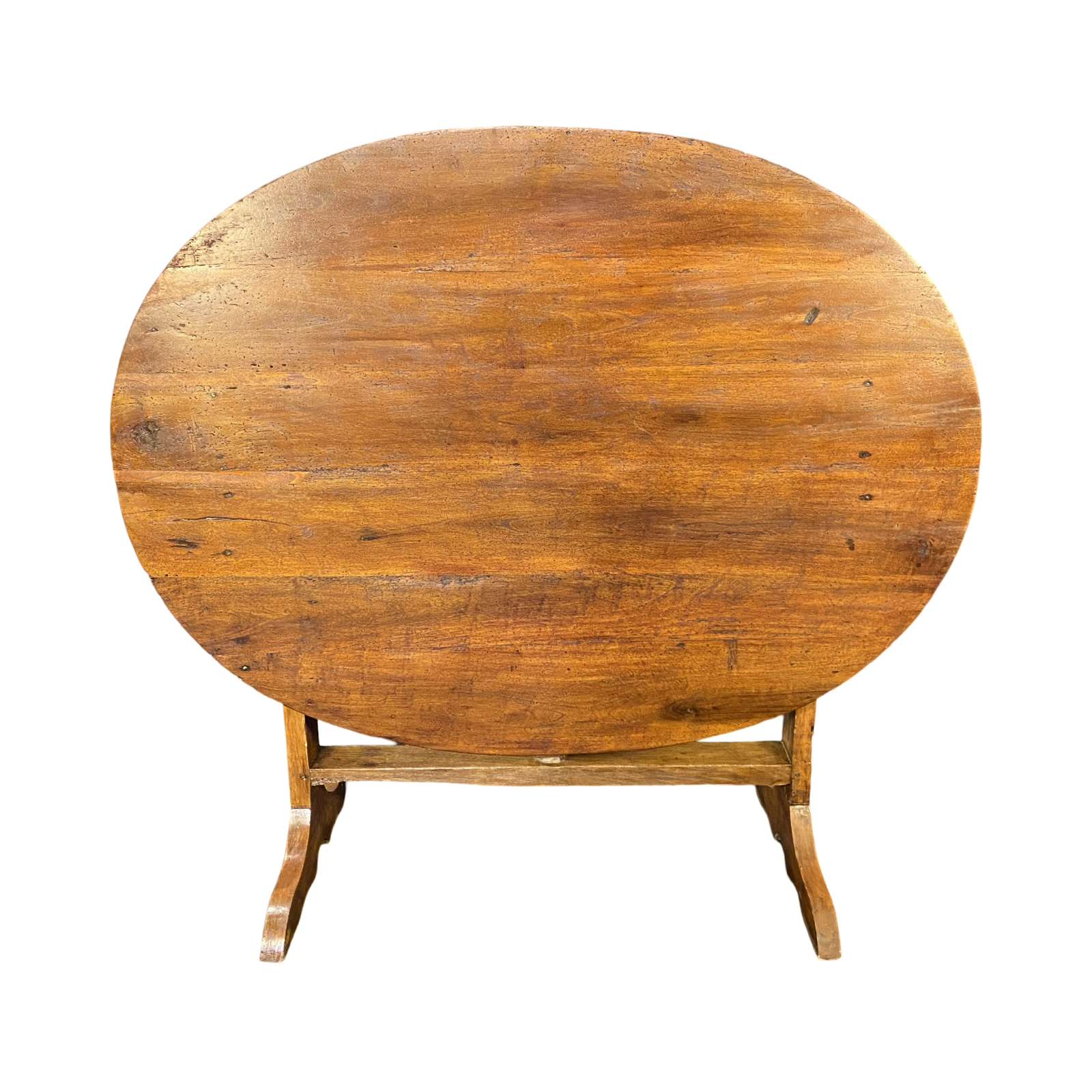 Large Oval Cherry French Early 19th Century Vigneron or Tilt-Top