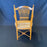 French Provincial Style Rush Seated Wheat Sheaf Arm Chairs or Dining Chairs, Set of 6