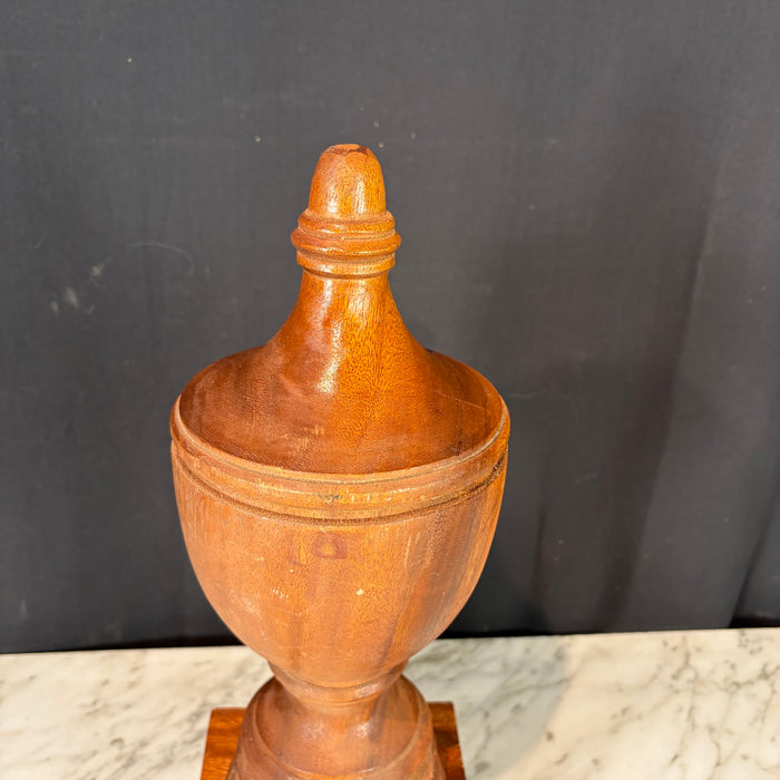 Large Architectural Wood Turned Finial