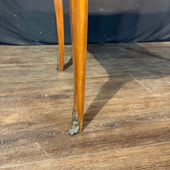 French Marquetry Belle Epoque Game Table, Accent Table, or Occasional Table and with Original Game Pieces