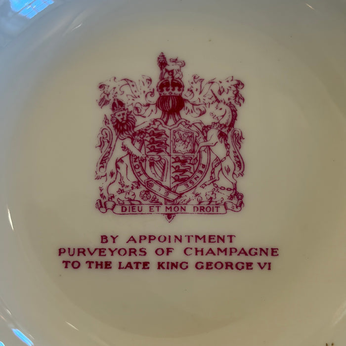 French Limoges Ashtray Dish for Perrier-Jouet Champagne