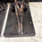 Pair of Vintage American Seated Ballerina Figural Bookends with Bronze Finish