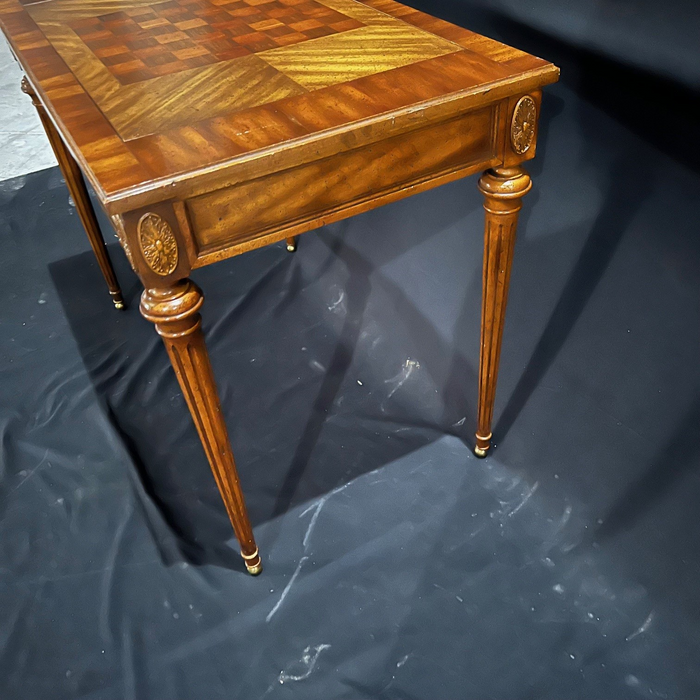 French Louis XVI Style Console Table, Accent Table or Games Table with Reversible Top