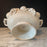 Italian White Porcelain Cornucopia Fruit Bowl Centerpiece Signed with Maker's Mark Signature