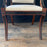 Pair of Klismos Ebony and Mahogany Neoclassical Occasional, Accent, Side or Dining Arm Chairs Newly Reupholstered