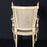 French Louis XVI Style Ivory Chair with Double Caning