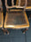 Set of Four French Louis XV Pressed Leather Carved Chairs