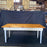 19th Century Pine Maine Farmhouse Dining Table - Front View - For Sale