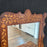 Antique dressing table or vanity with inlay and a mirror 