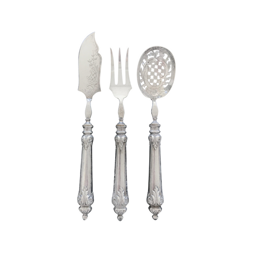 French Silver Hors D'Oeuvres Set 3 Piece