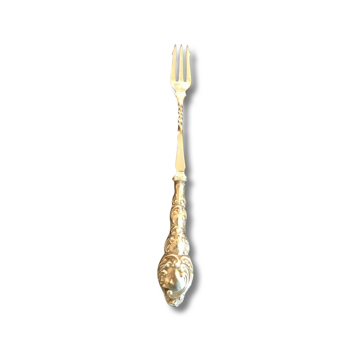 Antique British Silver Pickle Fork or Hors D'Oeuvres Fork