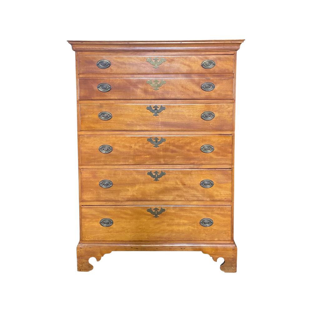 Chippendale Chest of Drawers - Front View - For Sale