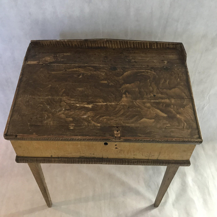 Antique American Slant Desk - Top View - For Sale