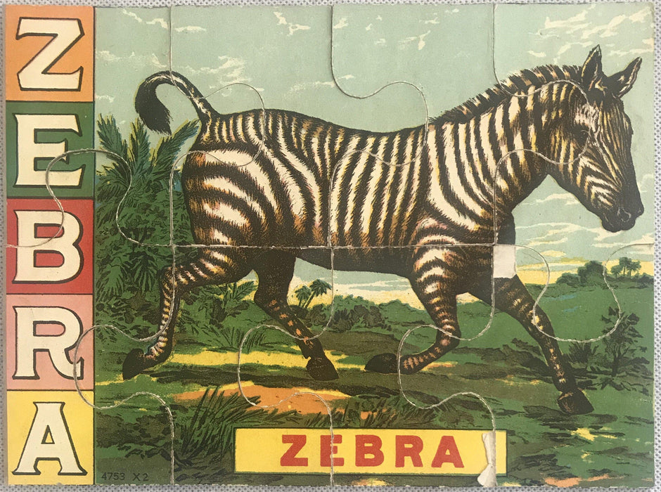 Antique animal puzzle 