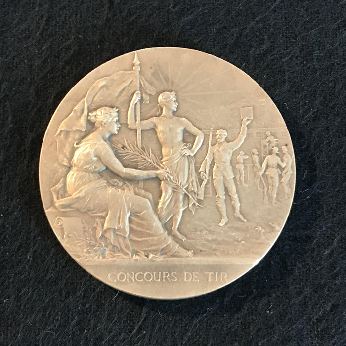 Antique bronze medal 