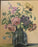 Artwork Pair of Engravings by L. Tessier: Framed Floral Still Life in Matching Frames with Lemon Gold Moldings by L. Tessier