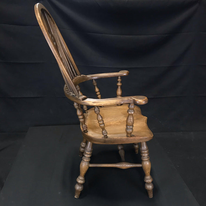 Antique Oak British Windsor Arm Chair