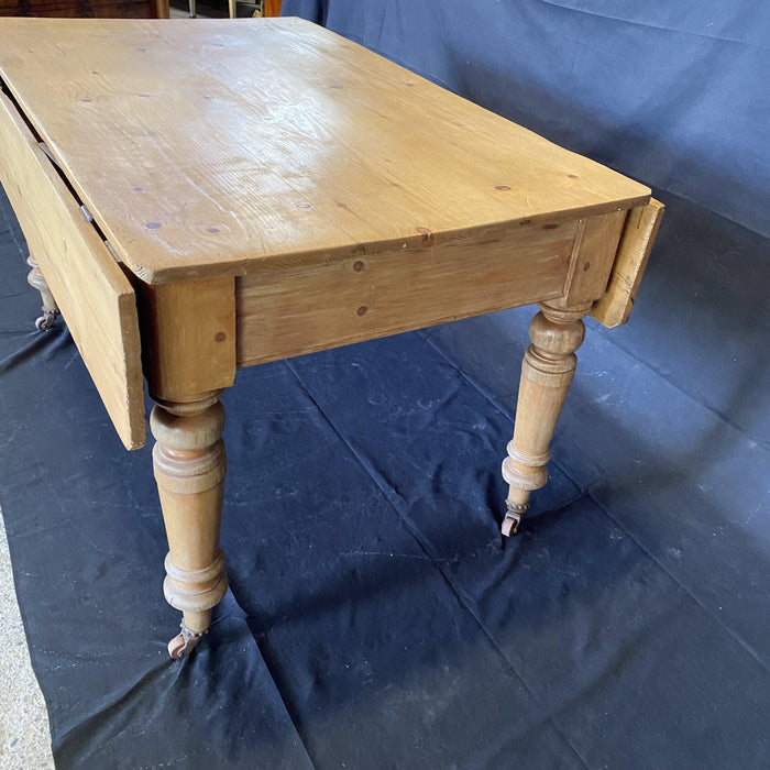 Farmhouse Dining Table - Side View - For Sale