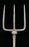 Antique British Silver Bread Fork or Serving Fork or Hors D'oeuvres Fork