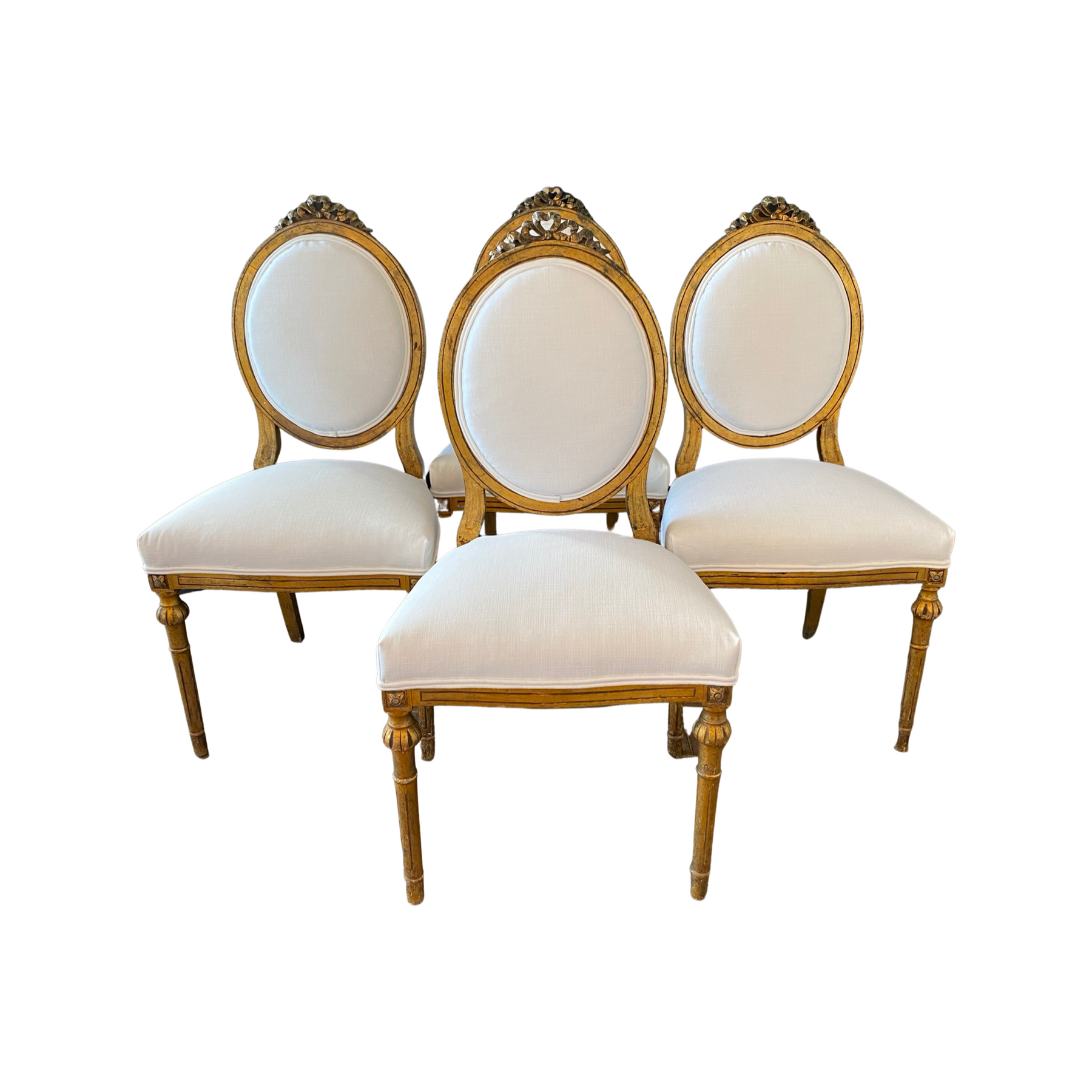 Louis XV armchair white and gold - Louis XV style cabinet