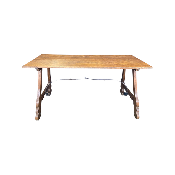 19th Century Italian Dining Table - Front View - For Sale