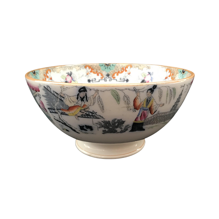Antique pottery bowl