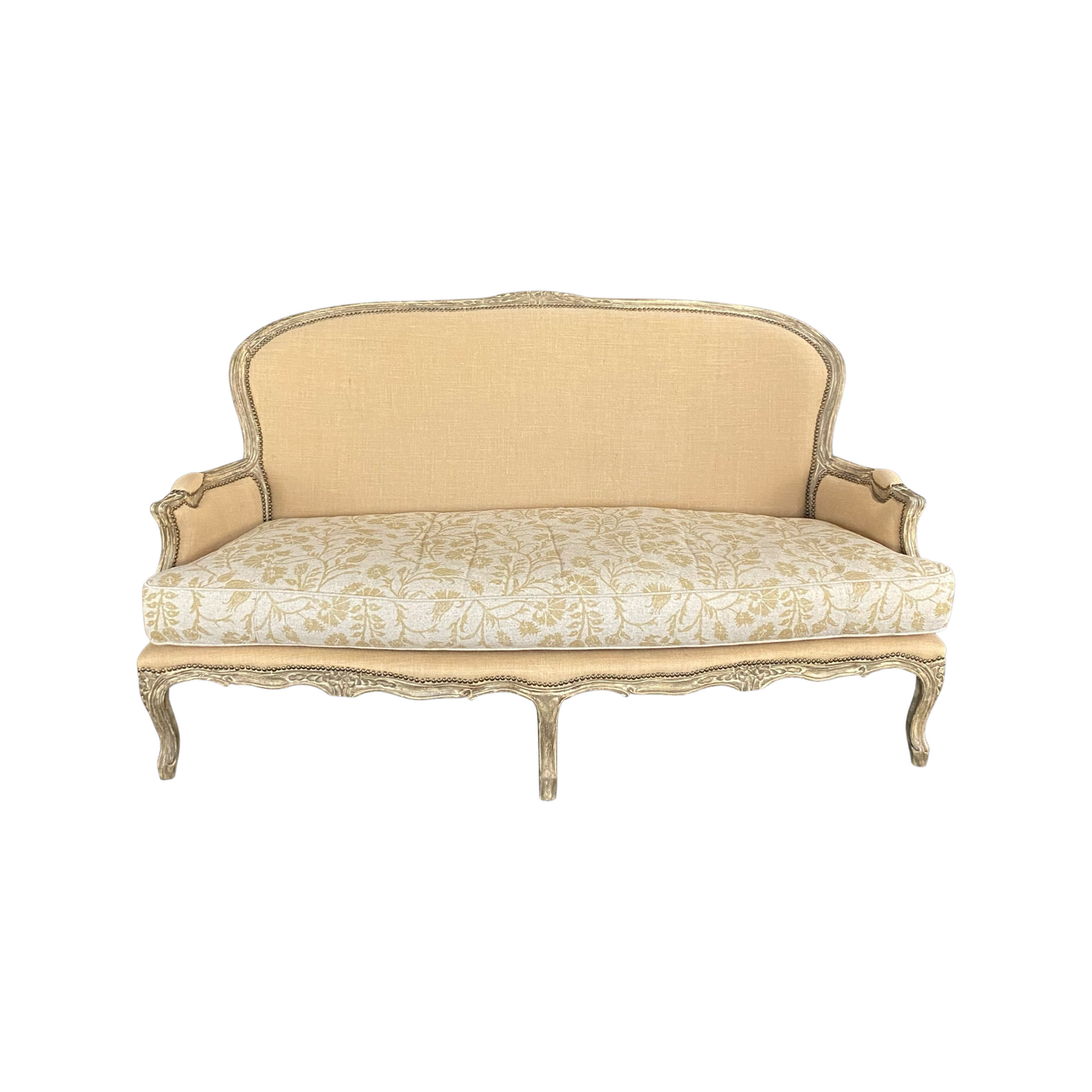 French louis xv walnut loveseat