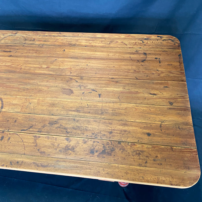 Farmhouse Dining Table - Table Top View - For Sale