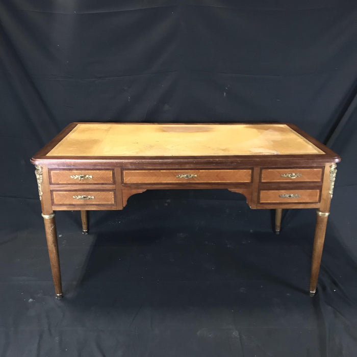 19th Century French Louis XVI Desk - Front View - For Sale