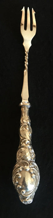 Antique British Silver Pickle Fork or Hors D'Oeuvres Fork