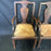 Set of Two Period British Chippendale Armchairs with Rush Seats