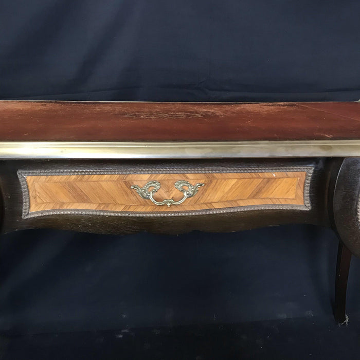 Louis XV Bronze-Mounted Kingwood and Walnut Bureau Plat Desk