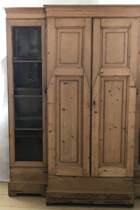 Scottish Armoire - View of Glass Door - For Sale