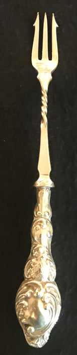 Antique British Silver Pickle Fork or Hors D'Oeuvres Fork