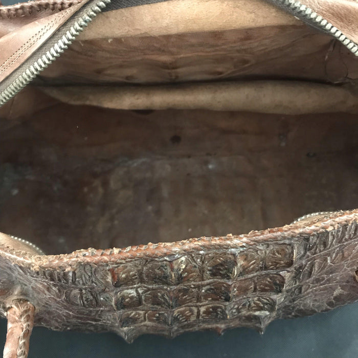 FADED Crocodile Leather Bag | Leather Cleaning and Restoration |  leathercare.com - YouTube