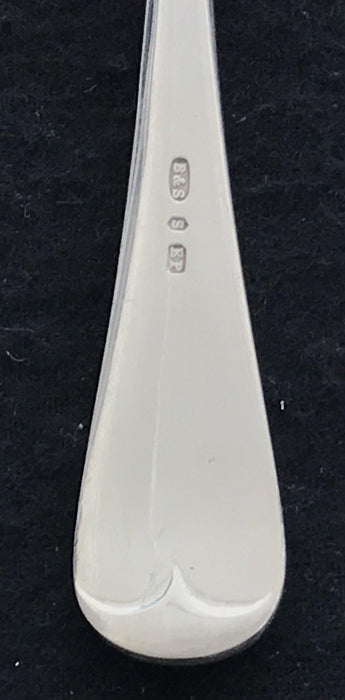 Antique British Silver Bread Fork or Serving Fork or Hors D'oeuvres Fork