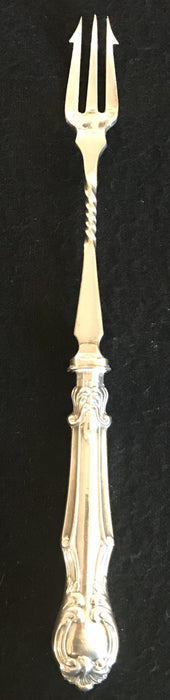 British Silver Pickle Fork or Antique Serving Hors D'oeuvres Fork