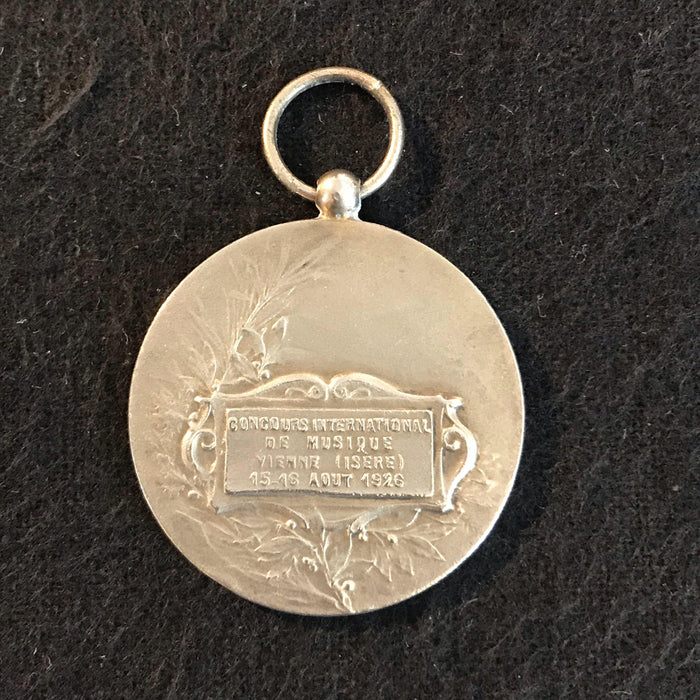 french medal conxours international de musique 1926 antique