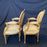 French Early 19th Century Period Pair of Louis XVI Aubusson Tapestry Armchairs