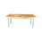 Pine Farmhouse Dining Table - Front View - For Sale