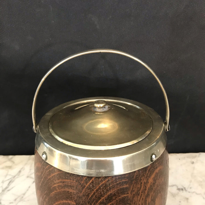 British Oak Biscuit Barrel