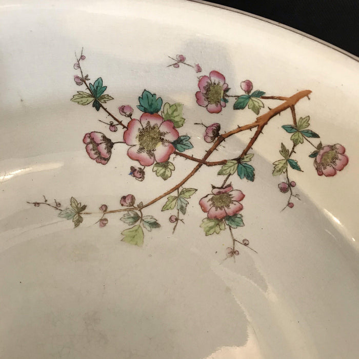 British Stone China Pitcher and Bowl Set by Maddock & Company