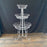 French Round Three-Tier Iron Wire Plant Stand