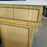 Spectacular 19th Century French Marble Countertop Sink Cabinet with Original Paint and Zinc Sink Bowl