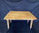 Drop Leaf Farmhouse Dining Table - View with Leaves Up - For Sale