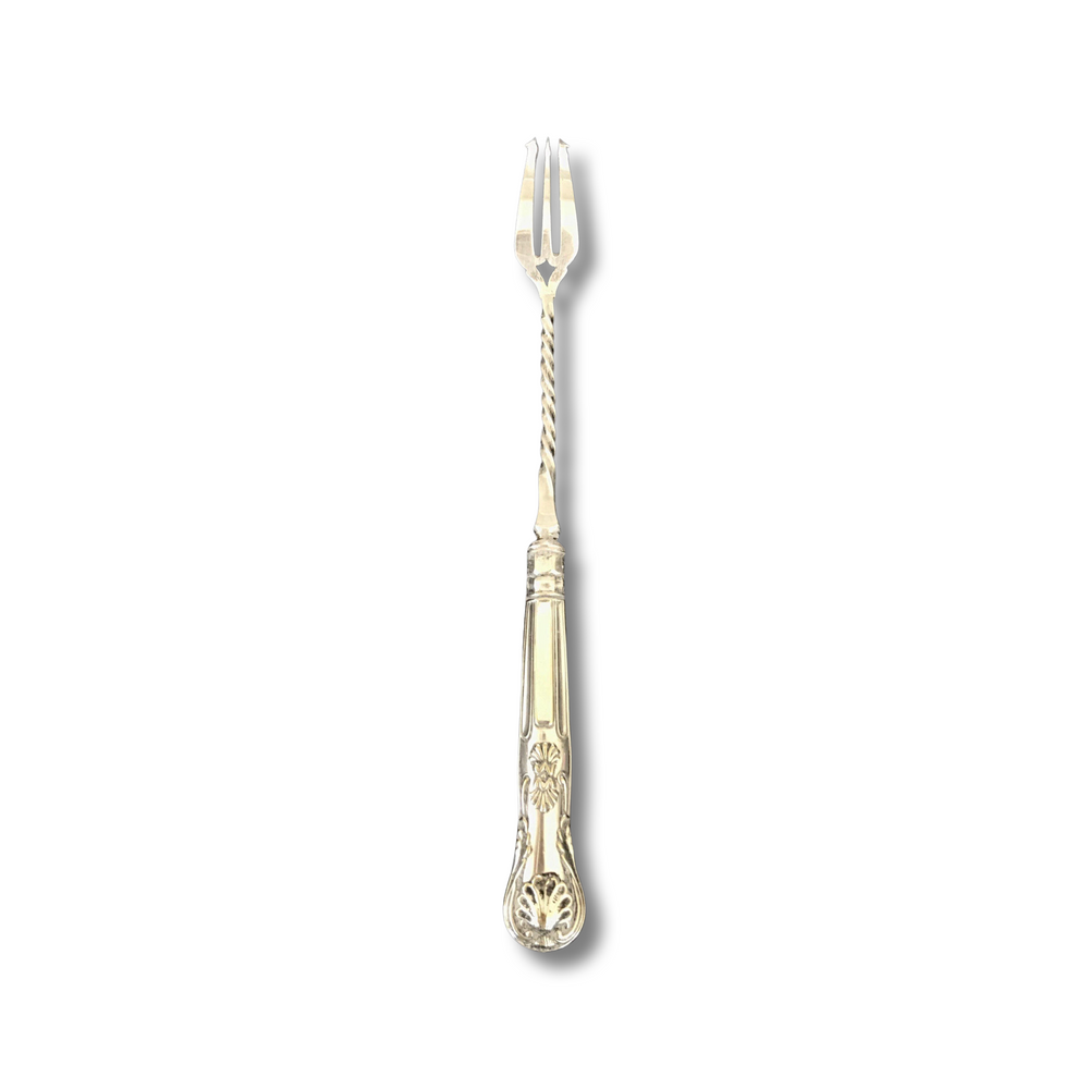 British Silver Pickle Fork or Hors D'Oeuvres Fork