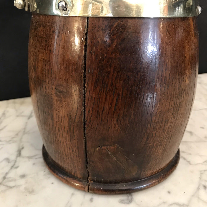 British Oak Biscuit Barrel