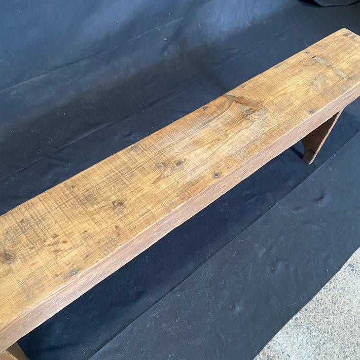 Antique Bench - Top View - For Sale 